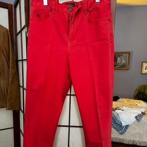 Red jeans Ralph lauren